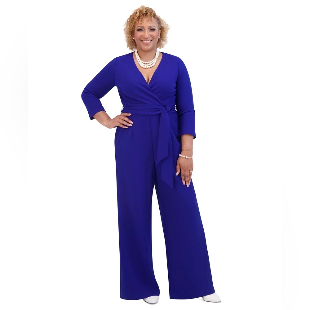 Kasper Royal Blue Jumpsuit